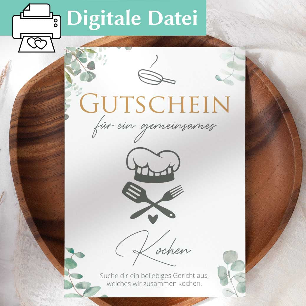 Gutschein Gemeinsames Kochen Herzensprojekt Manufaktur
