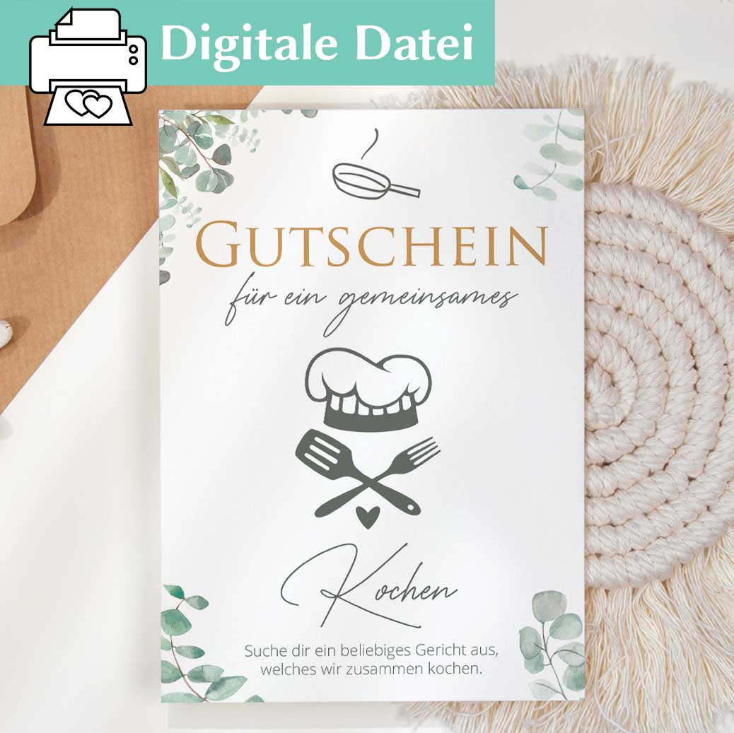 Gutschein Gemeinsames Kochen Herzensprojekt Manufaktur