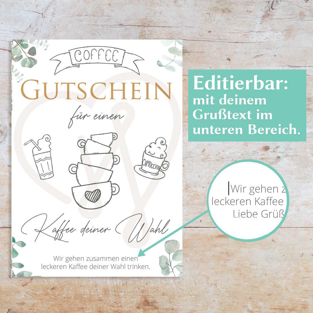 Gutschein für Kaffee & Kuchen Herzensprojekt Manufaktur