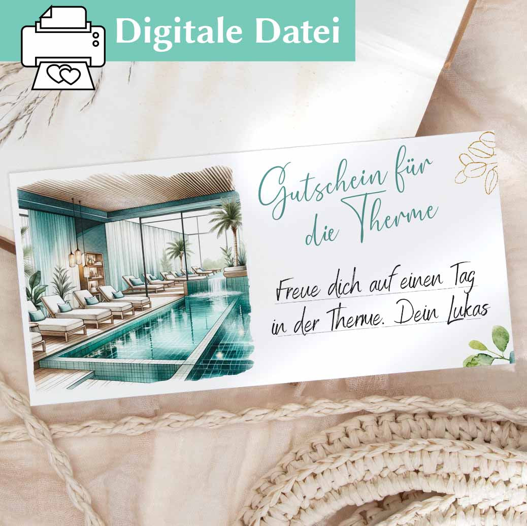 Gutschein Therme Herzensprojekt Manufaktur