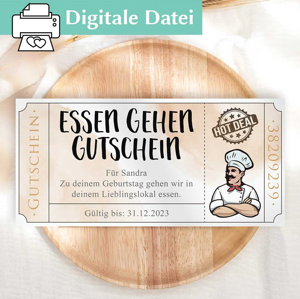 Gutschein Essen gehen Herzensprojekt Manufaktur