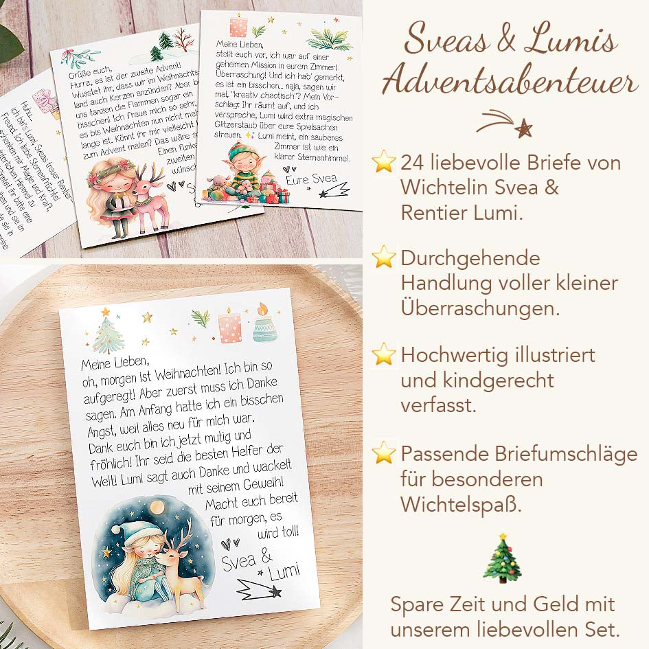 Wichtelbriefe Svea & Lumi 2023 Herzensprojekt Manufaktur