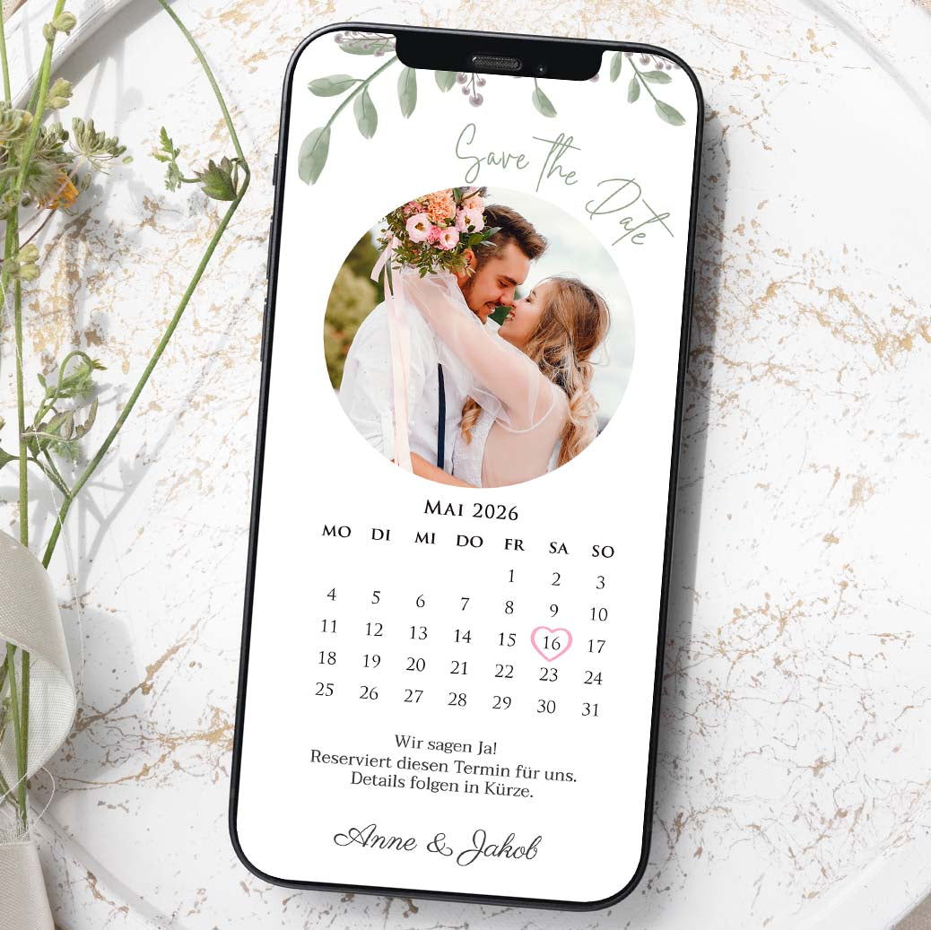 Save the Date WhatsApp Herzensprojekt Manufaktur