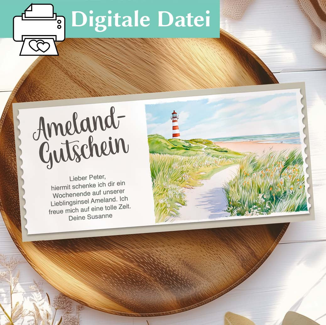 Ameland Gutschein Herzensprojekt Manufaktur