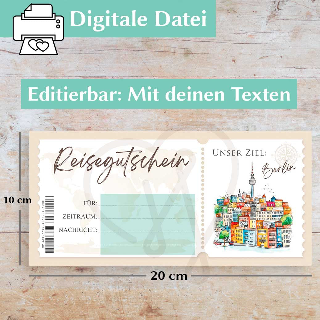 Kurzurlaub Berlin Gutschein Herzensprojekt Manufaktur