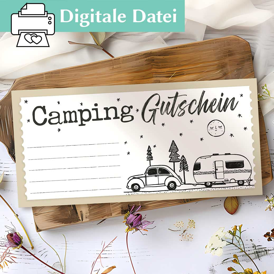 Camping Gutschein Herzensprojekt Manufaktur