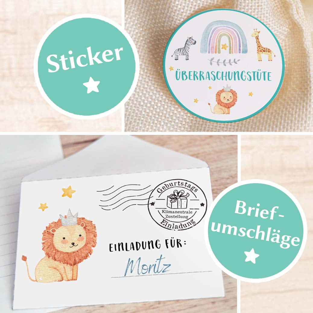 Einladung zum Kindergeburtstag Herzensprojekt Manufaktur