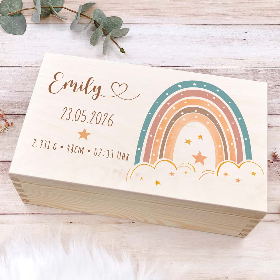 Erinnerungsbox Regenbogen Herzensprojekt Manufaktur