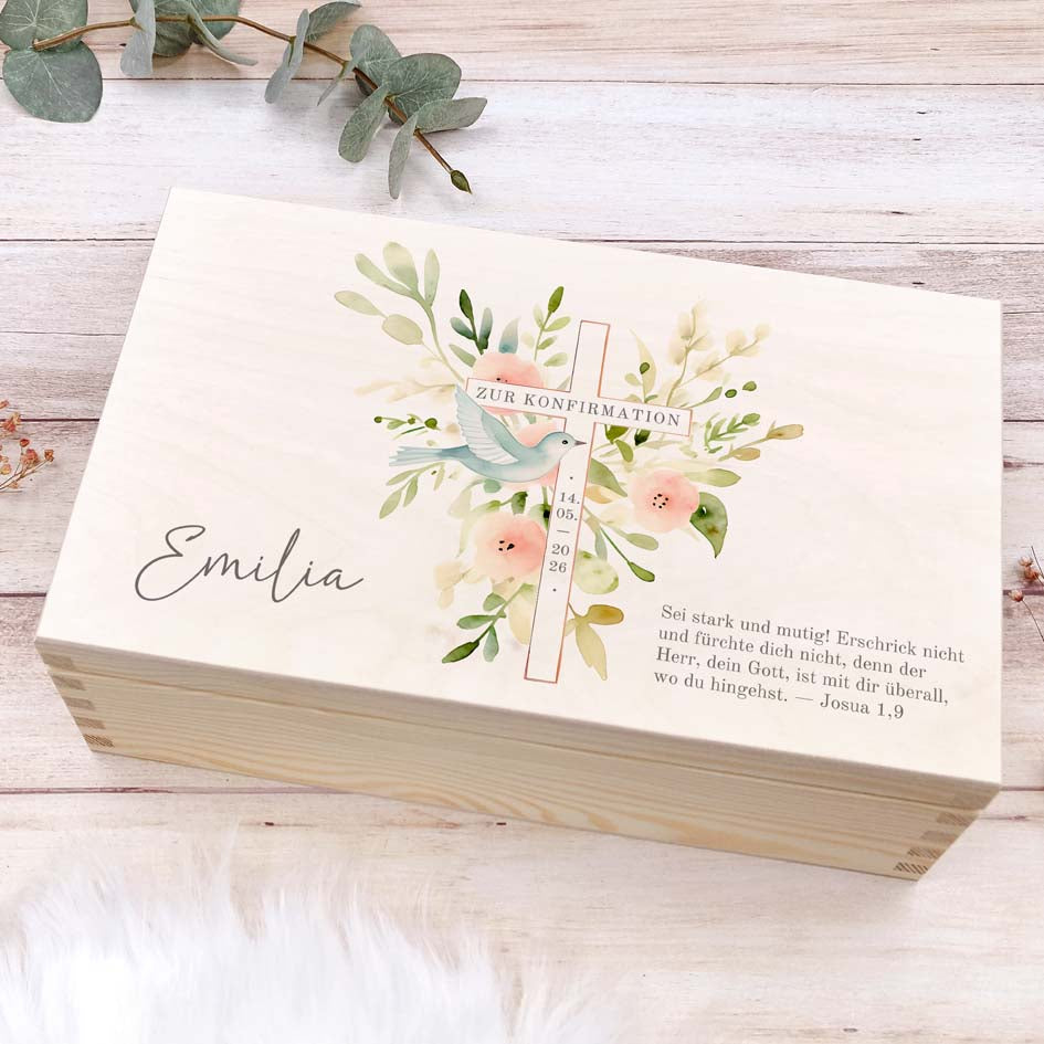 Erinnerungsbox zur Konfirmation Herzensprojekt Manufaktur