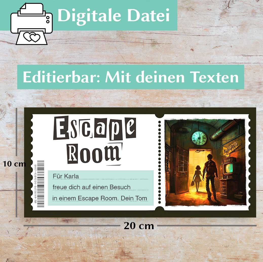 Escape Room Gutschein Herzensprojekt Manufaktur