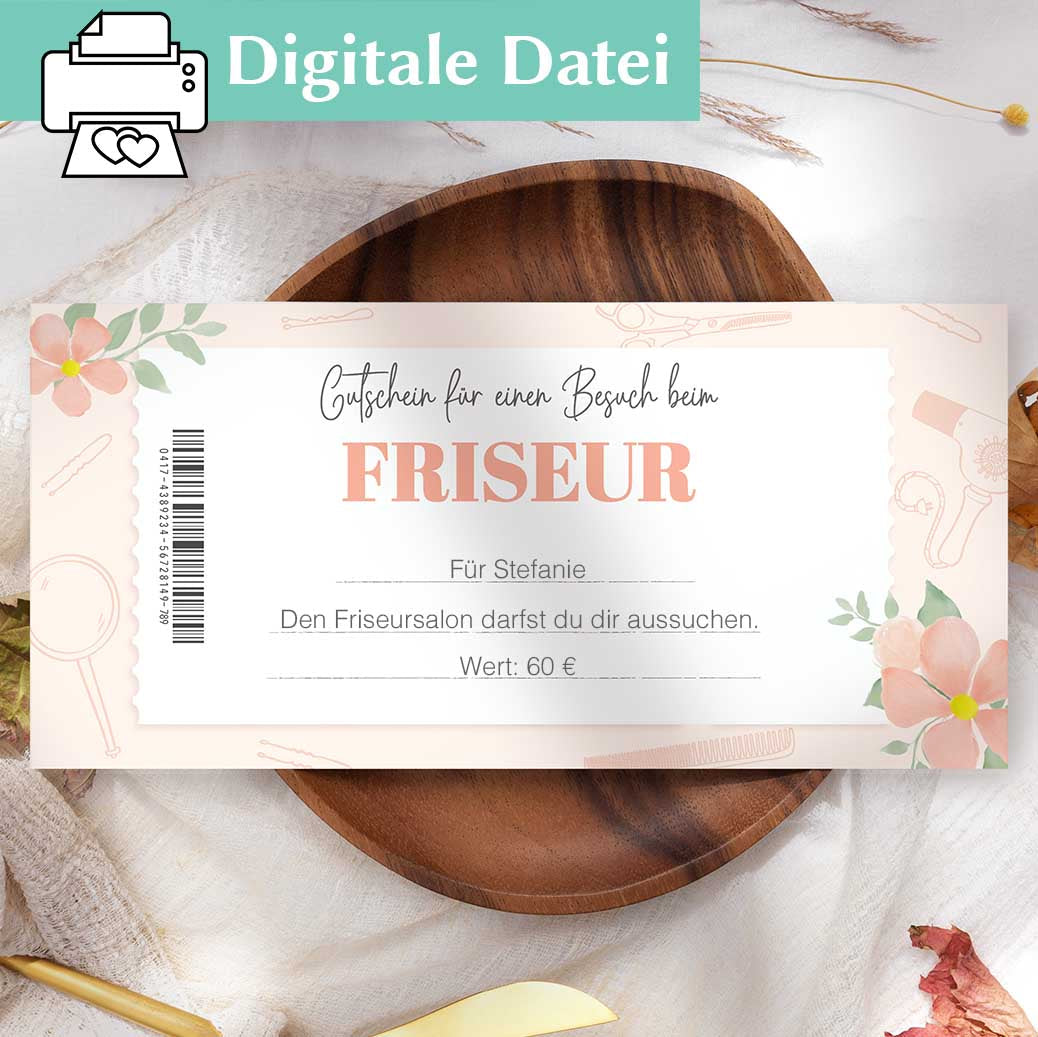 Friseurgutschein Herzensprojekt Manufaktur