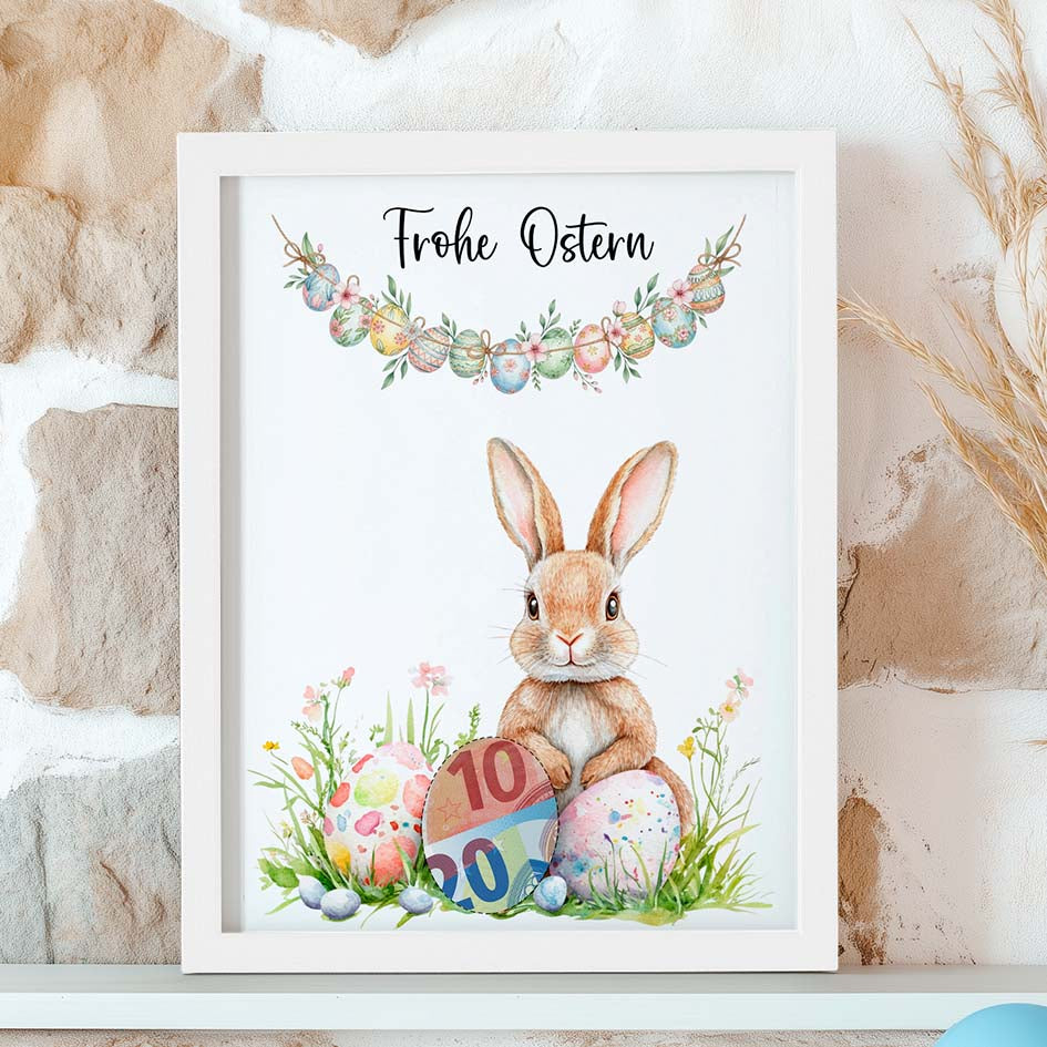 Geldgeschenk Ostern im Rahmen Herzensprojekt Manufaktur