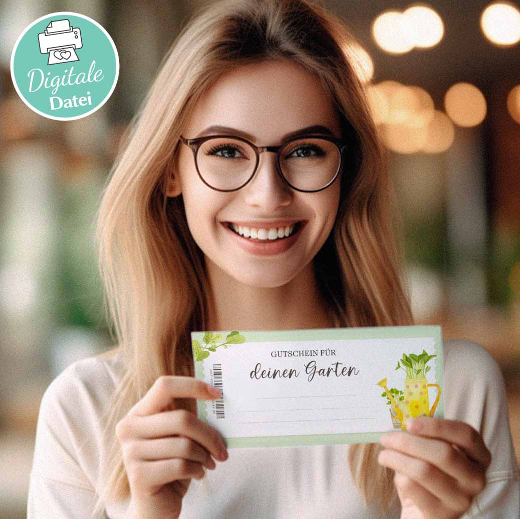 Geschenkgutschein Garten Herzensprojekt Manufaktur
