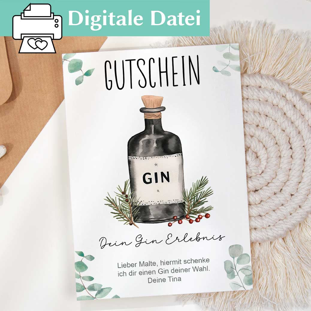 Gin Gutschein Herzensprojekt Manufaktur