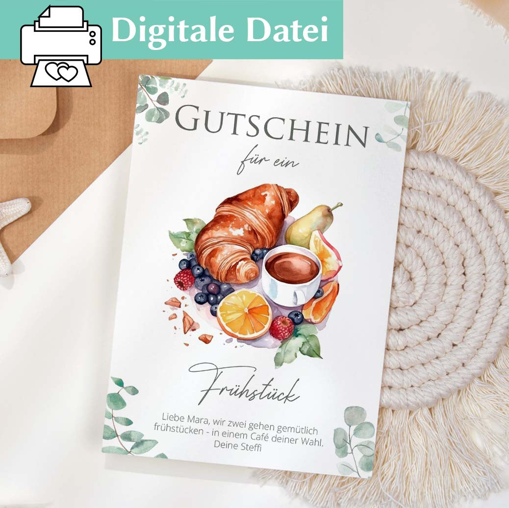 Gutschein Frühstücken Herzensprojekt Manufaktur