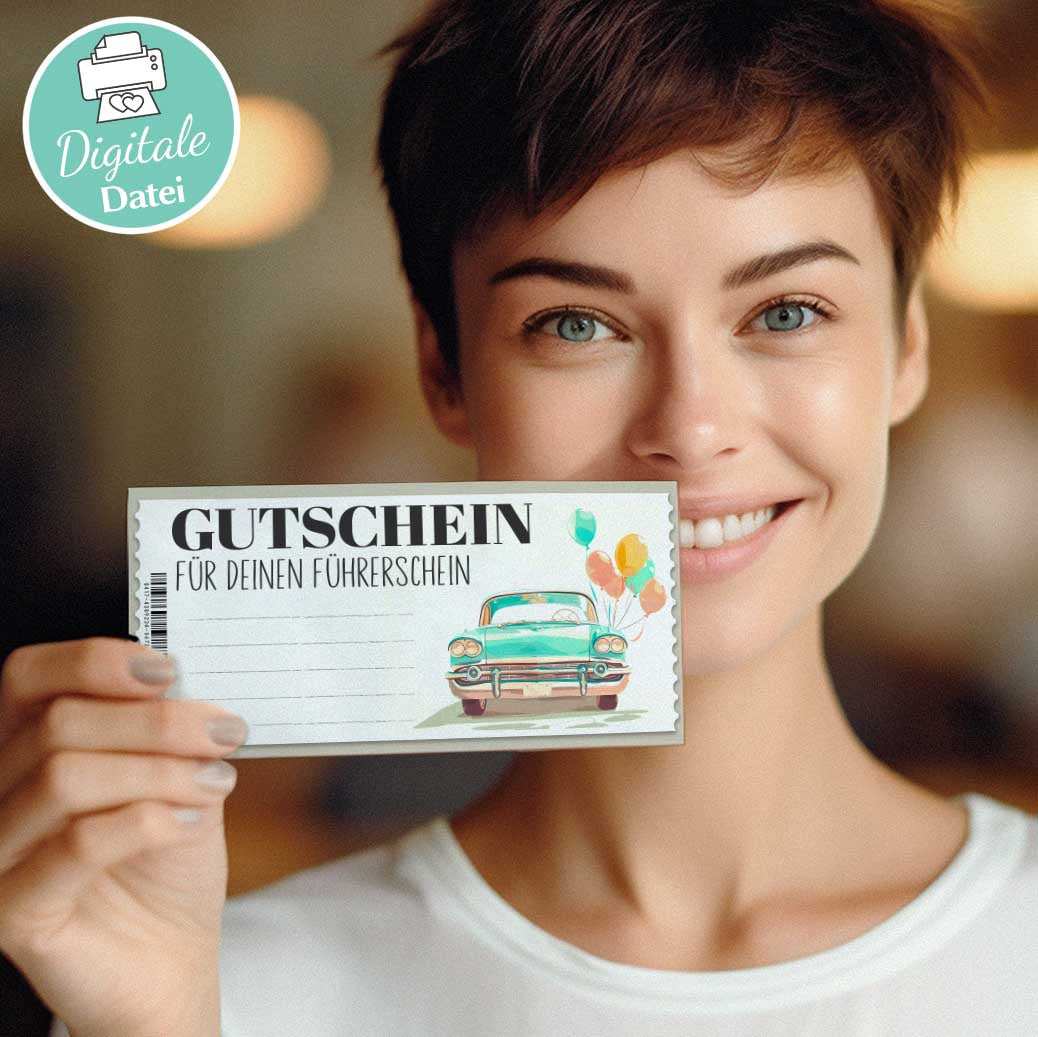 Gutschein Führerschein Herzensprojekt Manufaktur