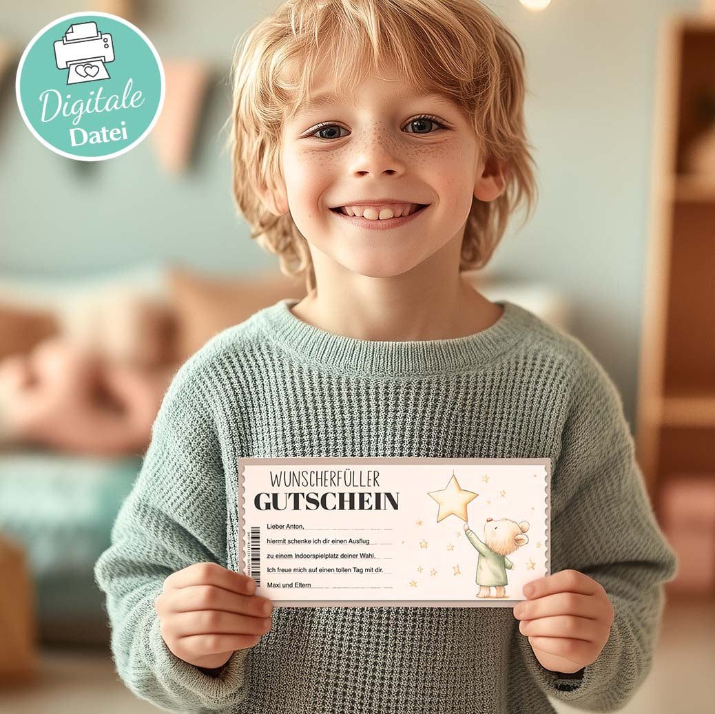 Gutschein für Kinder Herzensprojekt Manufaktur