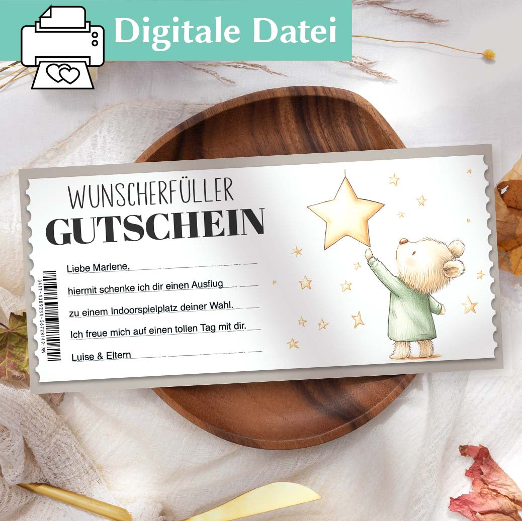 Gutschein für Kinder Herzensprojekt Manufaktur