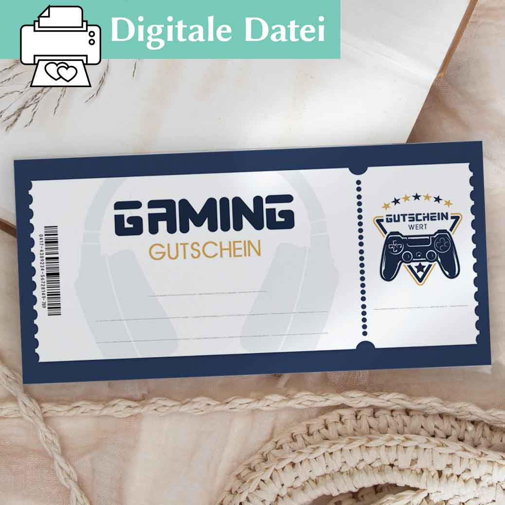 Gaming Gutschein Herzensprojekt Manufaktur