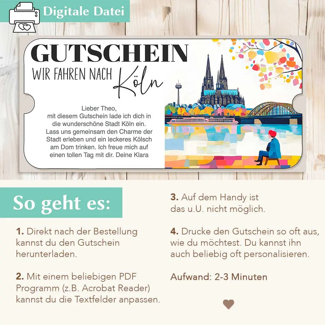 Dein Köln Gutschein Herzensprojekt Manufaktur