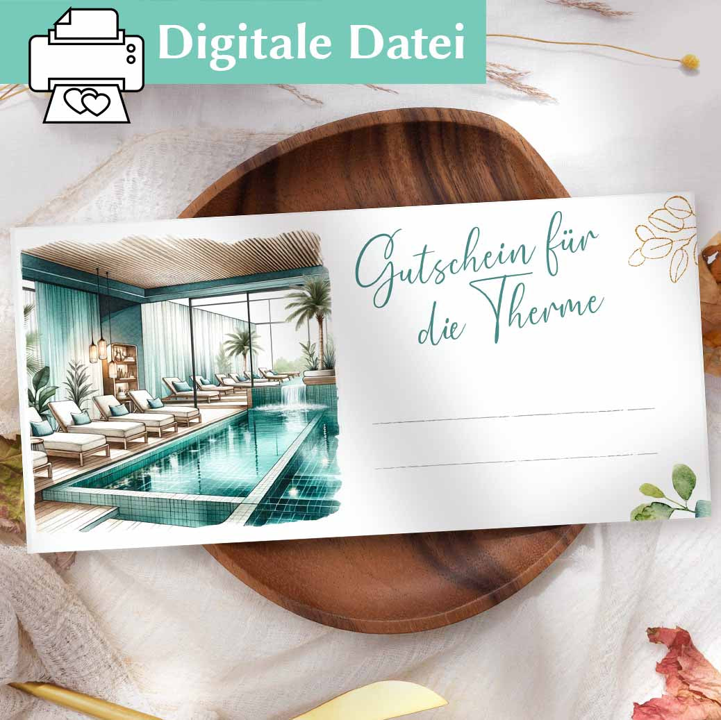 Gutschein Therme Herzensprojekt Manufaktur