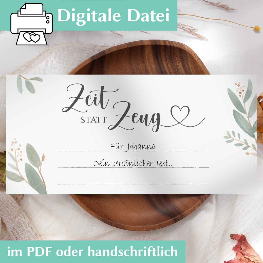 Zeit statt Zeug verschenken Herzensprojekt Manufaktur