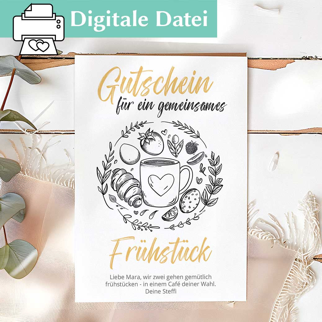 Frühstücksgutschein Herzensprojekt Manufaktur