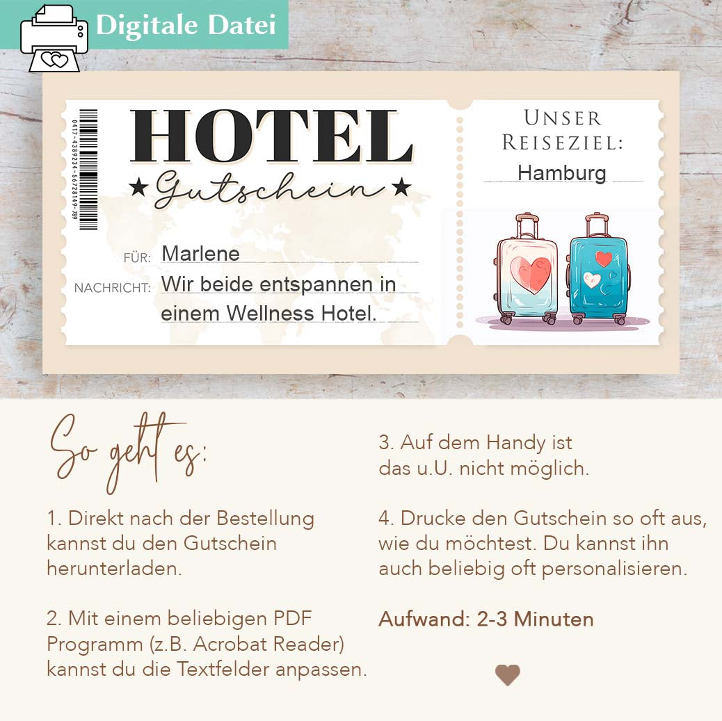 Hotelgutschein Herzensprojekt Manufaktur