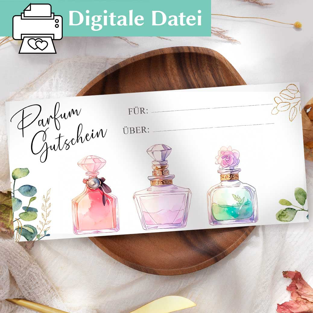 Parfum Gutschein Herzensprojekt Manufaktur