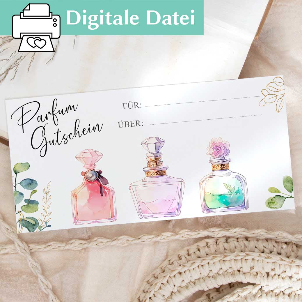 Parfum Gutschein Herzensprojekt Manufaktur