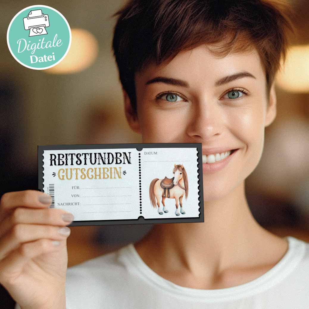 Reitstunden Gutschein Herzensprojekt Manufaktur