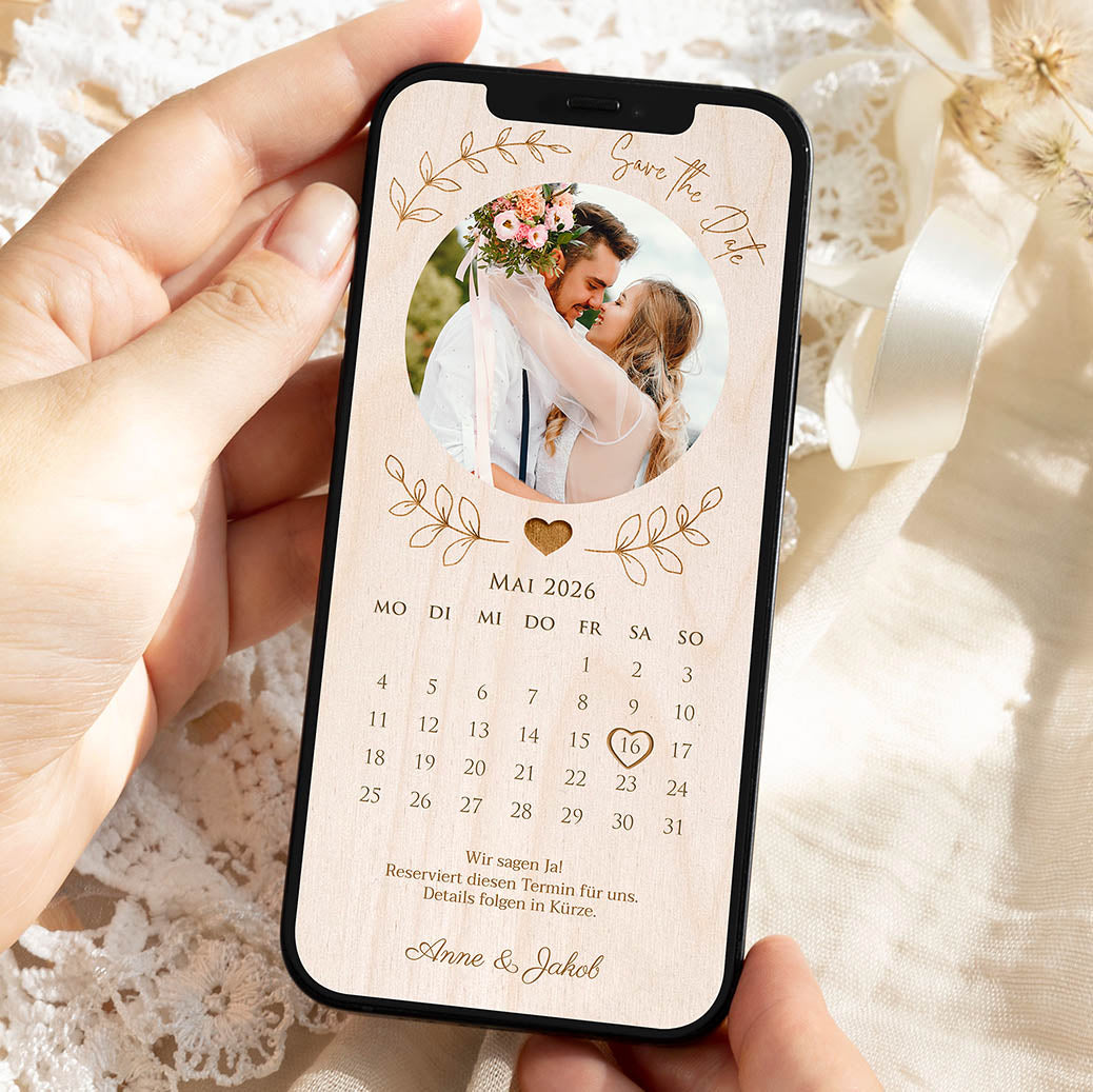 Save the Date WhatsApp Vorlage Herzensprojekt Manufaktur
