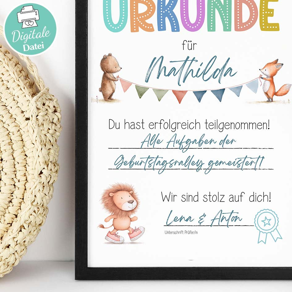 Urkunde Vorlage Herzensprojekt Manufaktur