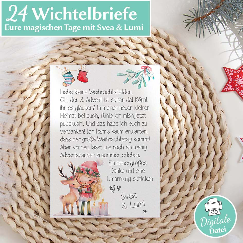 Wichtelbriefe Svea & Lumi 2023 Herzensprojekt Manufaktur