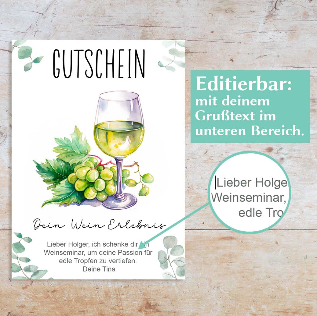Wein Gutschein Herzensprojekt Manufaktur