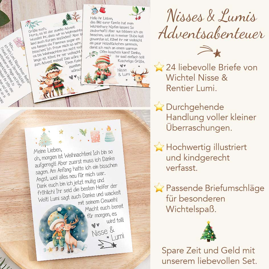 24 Wichtelbriefe Herzensprojekt Manufaktur