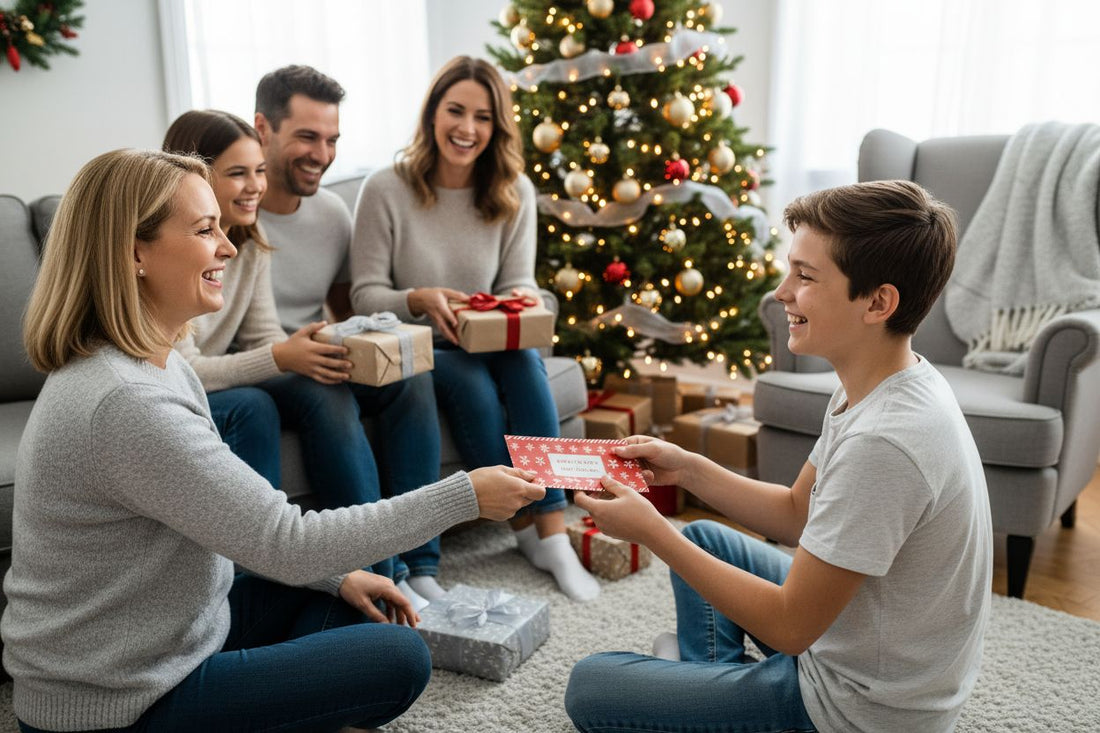 Weihnachtsgutschein Familie Geschenke