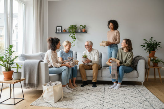 nachhaltige Geschenke, nachhaltige Geschenkideen, glückliche Menschen