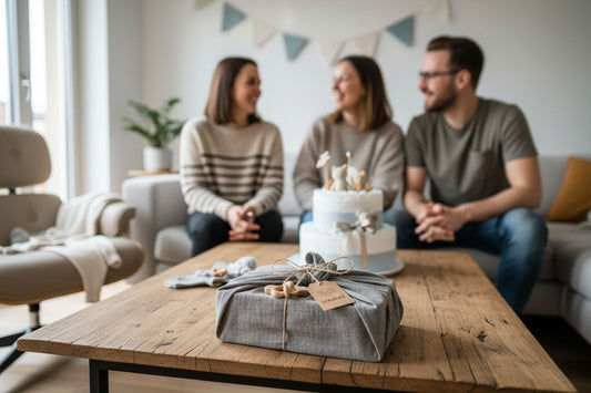 Geburtsgeschenk Feier Wohnzimmer