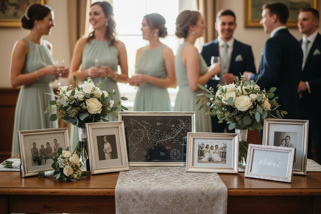 moderne Hochzeitsgeschenke Tisch