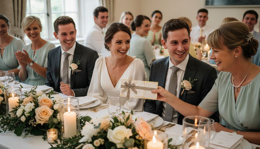 hochzeitsgutschein feierlich überreichen