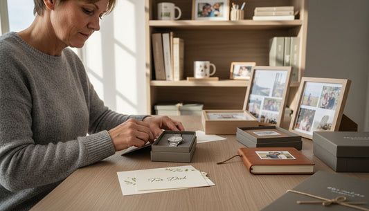 personalisierte Geschenkszene Büro