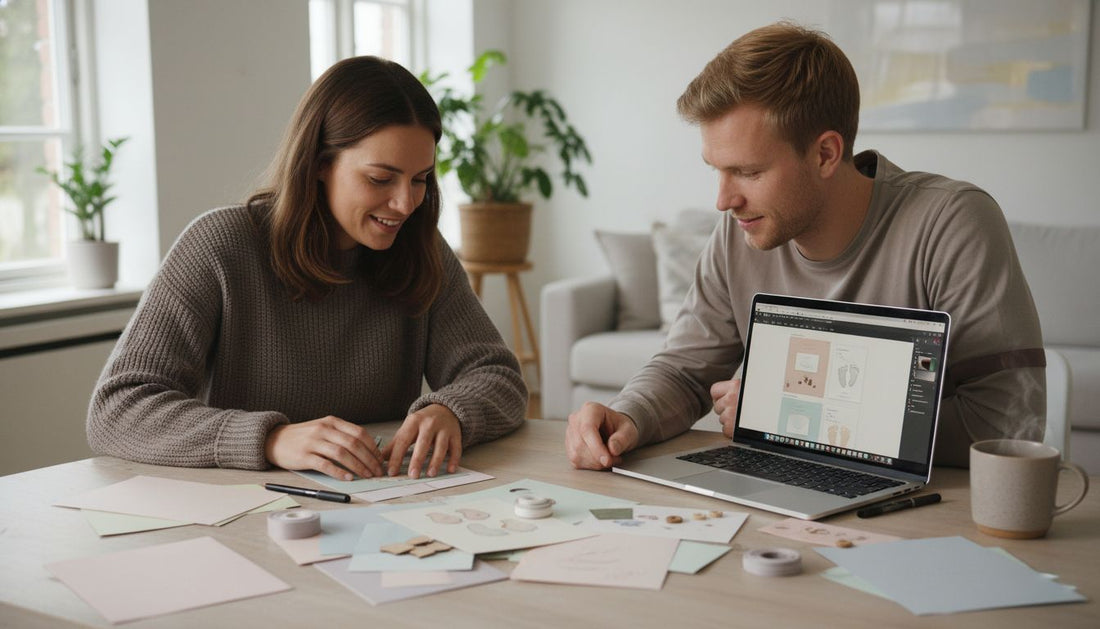 kreativer geburtsgutschein entwerfen