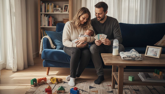 Eltern erhalten zur Geburt ihres Kindes Geschenkgutscheine