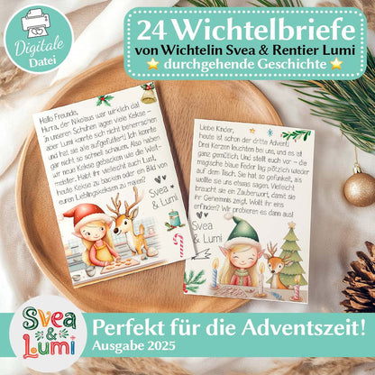 24 Wichtelbriefe Svea & Lumi 2025 Herzensprojekt Manufaktur