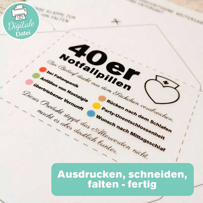 Lustiges Geschenk zum 40. Herzensprojekt Manufaktur