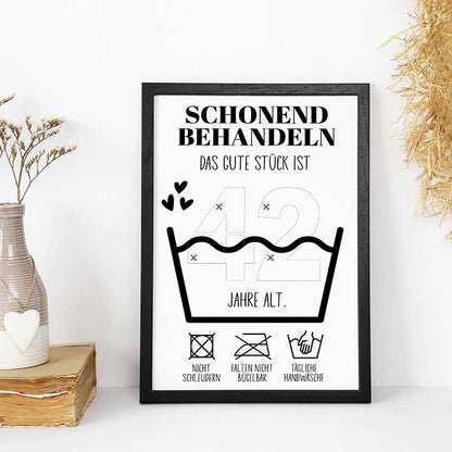 Geldgeschenk 42. Geburtstag im Rahmen merchOne