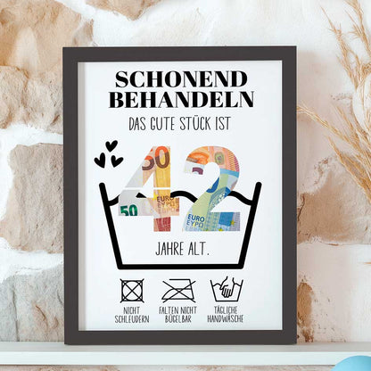 Geldgeschenk 42. Geburtstag im Rahmen merchOne