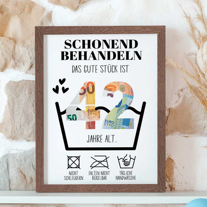 Geldgeschenk 42. Geburtstag im Rahmen merchOne