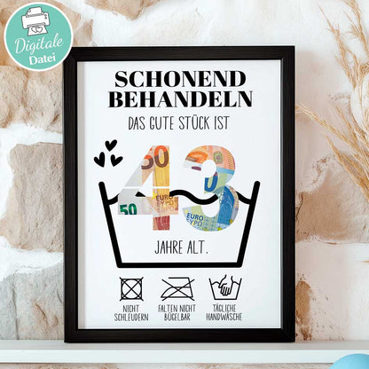 Geldgeschenk zum 44. Geburtstag Herzensprojekt Manufaktur